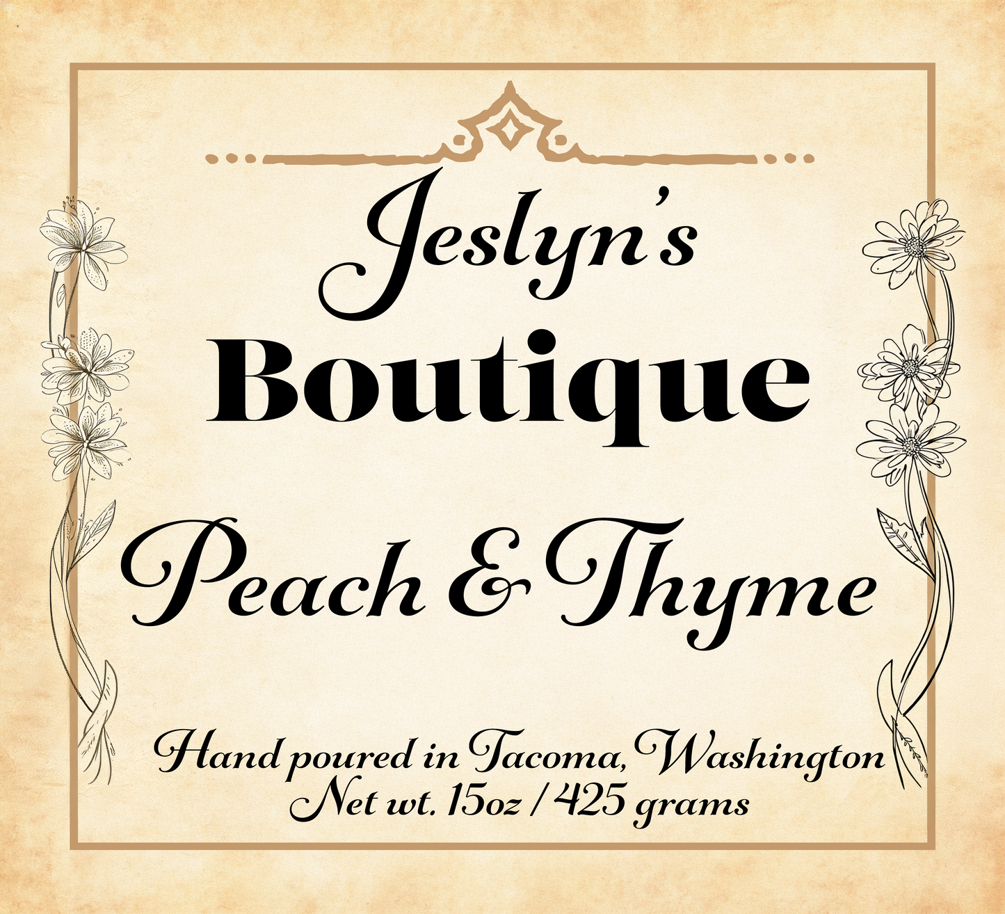 Peach & Thyme